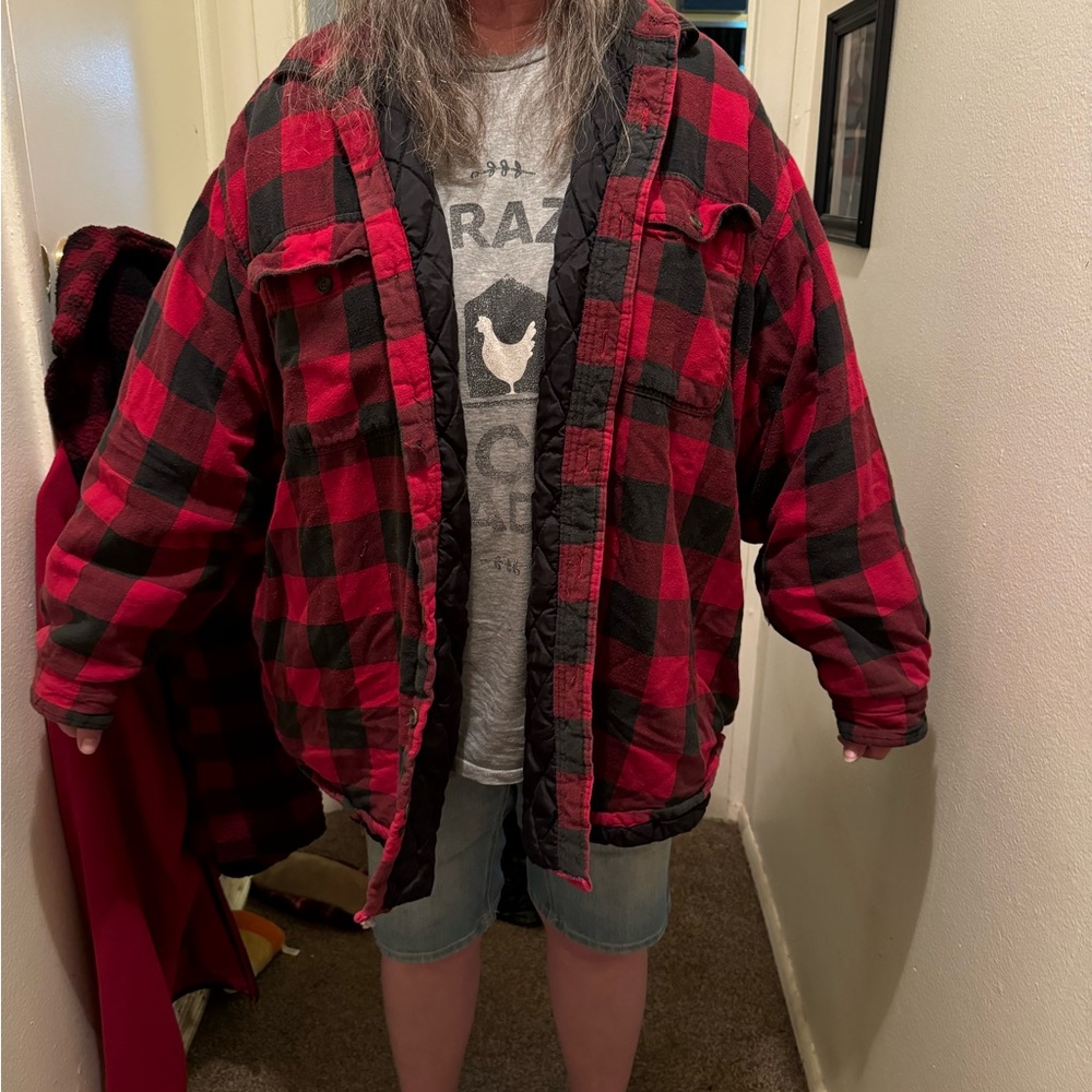 Puritan men’s flannel jacket. 3x